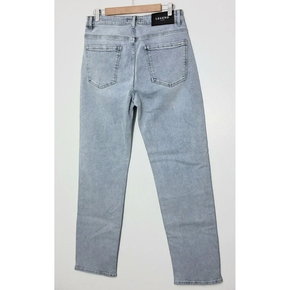 Legend London Jeans Men's Size 32 x 32 Baggy Light Blue Wash Casual‎ Pre-owned